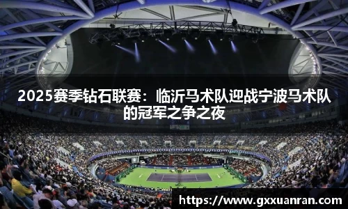 2025赛季钻石联赛：临沂马术队迎战宁波马术队的冠军之争之夜